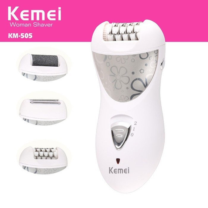 NA - ALAT CUKUR 3IN1 , SHAVER EPILAPTOR &amp; CALLUS REMOVER RECHARGEABLE