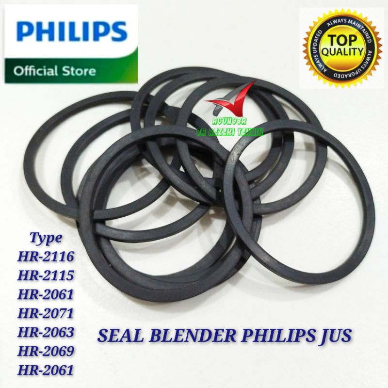 Seal karet Blender Philips HR-2115 /HR -2116 / HR -2061 / HR -2071 ( polos )
