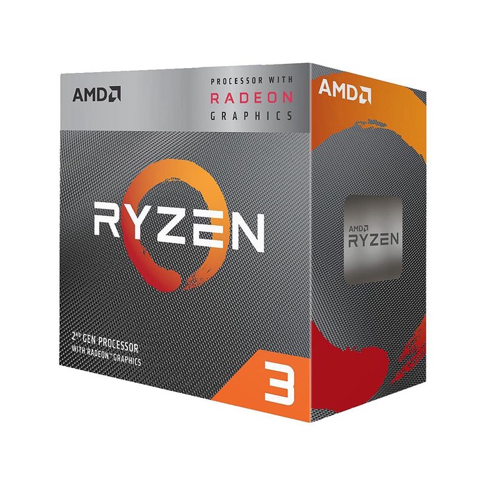 AMD Ryzen 3 3200G 4-Core 3.6GHz Radeon Vega 8 Graphics (Socket AM4)