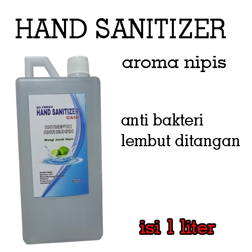 HAND SANITIZER ISI 1 LITER AROMA NIPIS