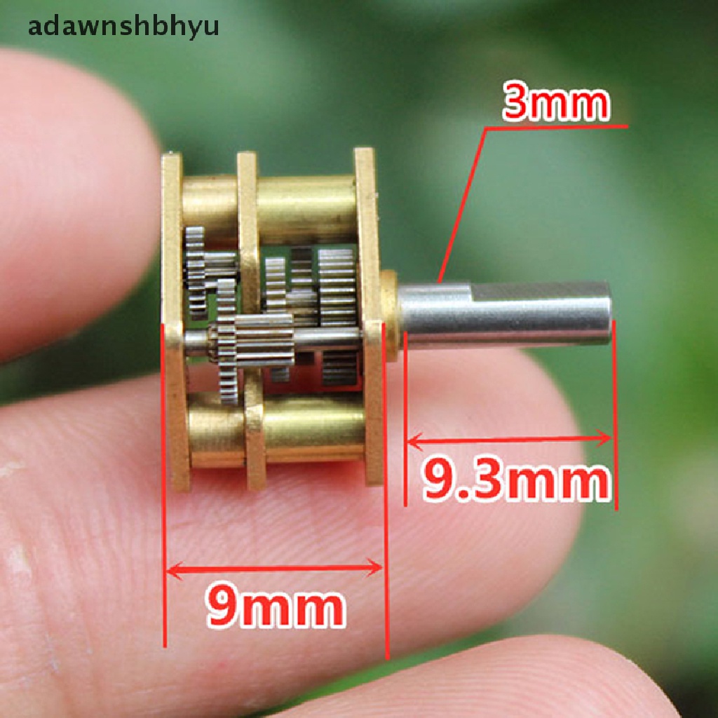 Adawnshbhyu 5pcs All metal gear reducer N20 reducer gearbox Pengecil DIY N20 Geared Motor