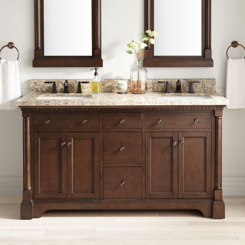 Bofet Dapur Jati Terbaru Kombinasi Top Table Marmer