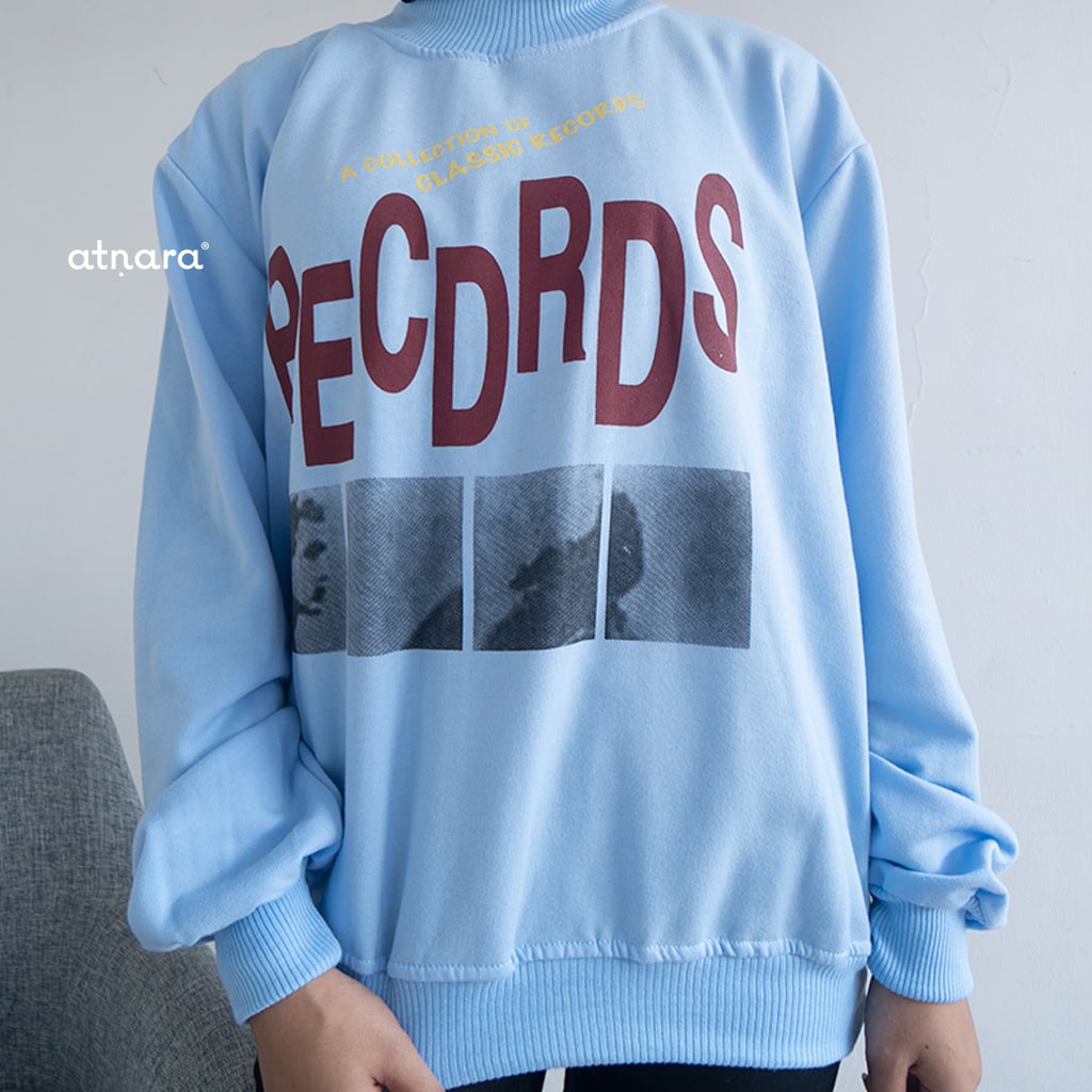 Nara Grosir - Records XXL Sweater l Sweater Pria dan Wanita