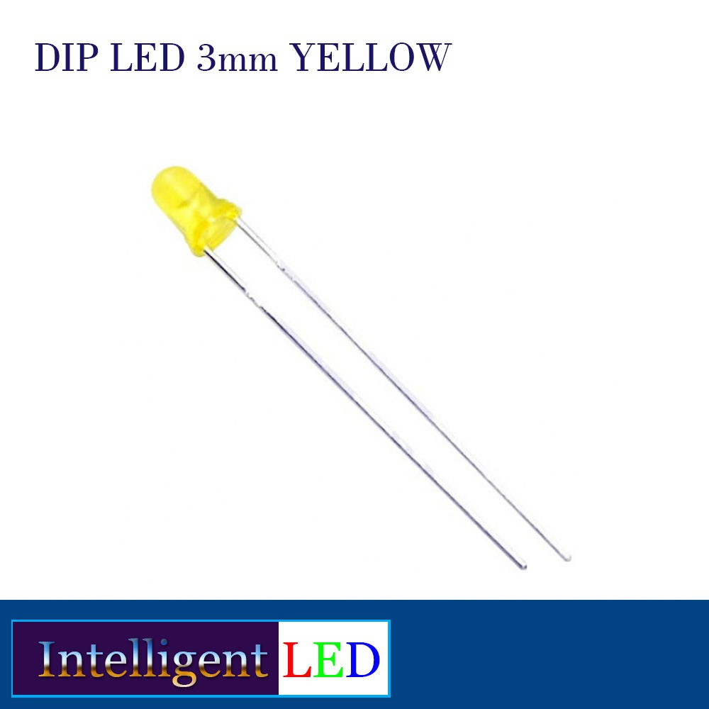 DIP LED 3mm YELLOW