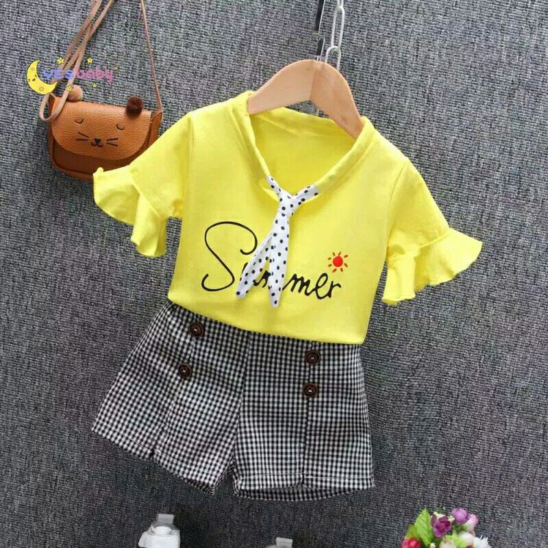 set summer kuning