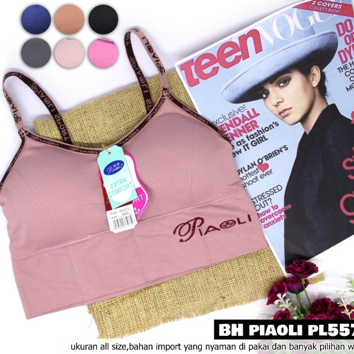 Sport Bra Premium PIAOLI PL5577 Bra Olahraga Push Up Wanita Tanpa Kawat Elastis Sexy Import Bralette