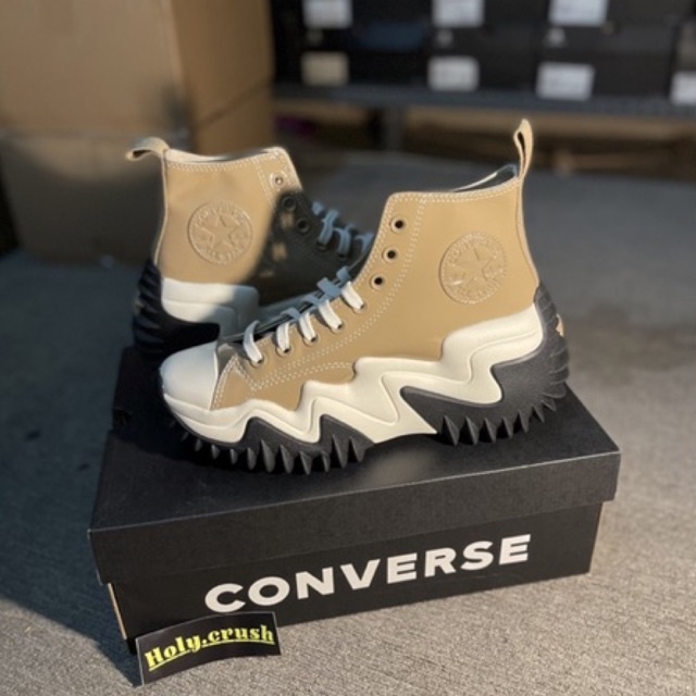 high top converse leather platform