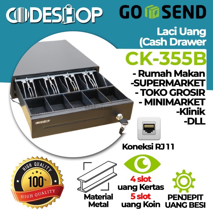 PAKET KASIR TOKO/ PRINTER KASIR BLUETOOTH /LACI KASIR/ SCANNER BARCODE