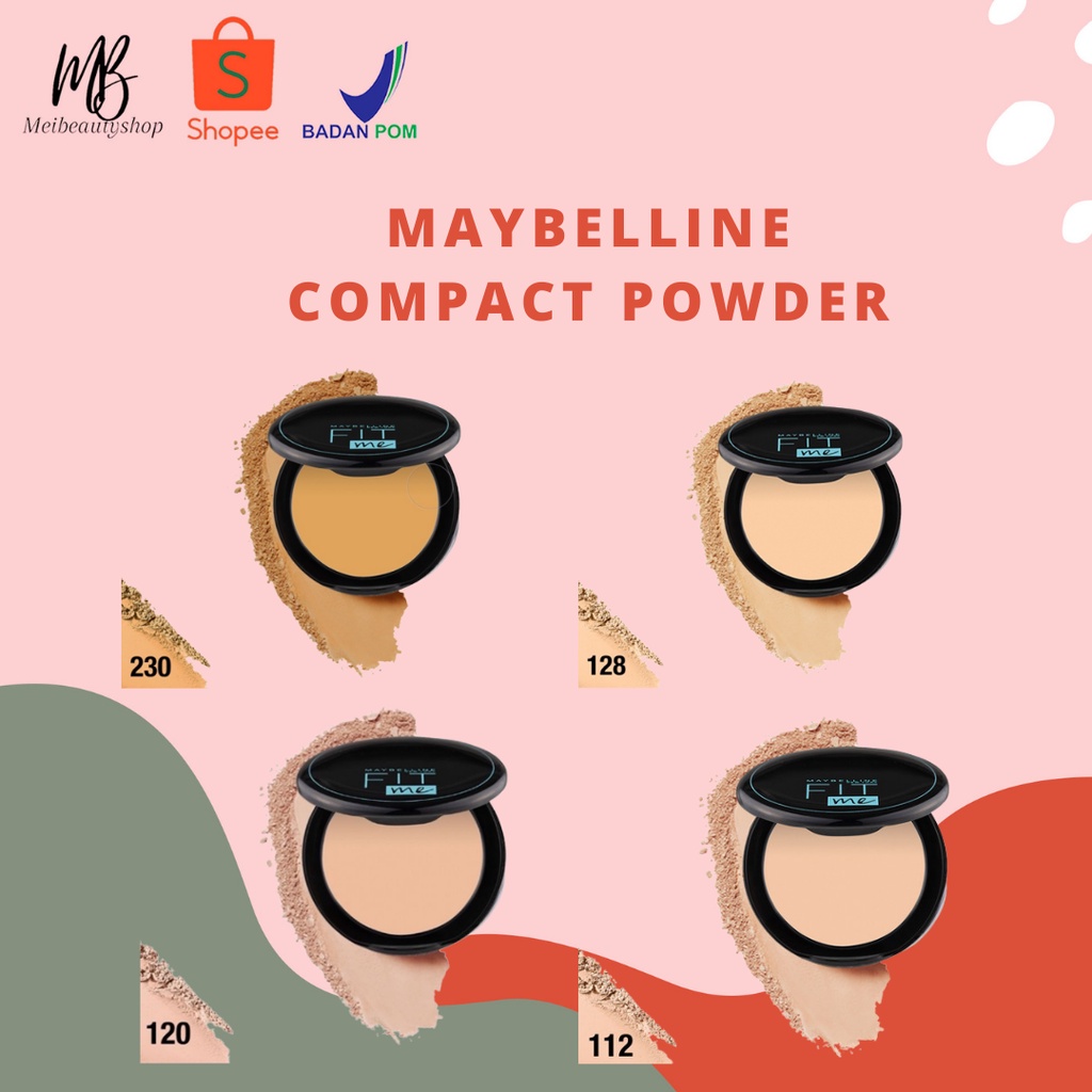 MAYBELLINE Fit Me Matte + Poreless Compact Powder SPF 28 PA+++ 6gr Bedak