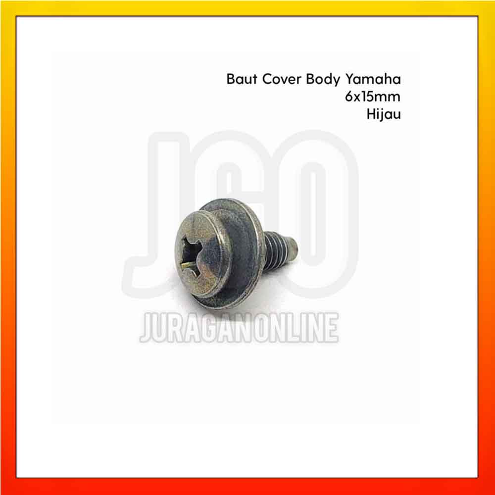 JURAGAN BAUT/ Baut Body Yamaha 6x15 Obeng +