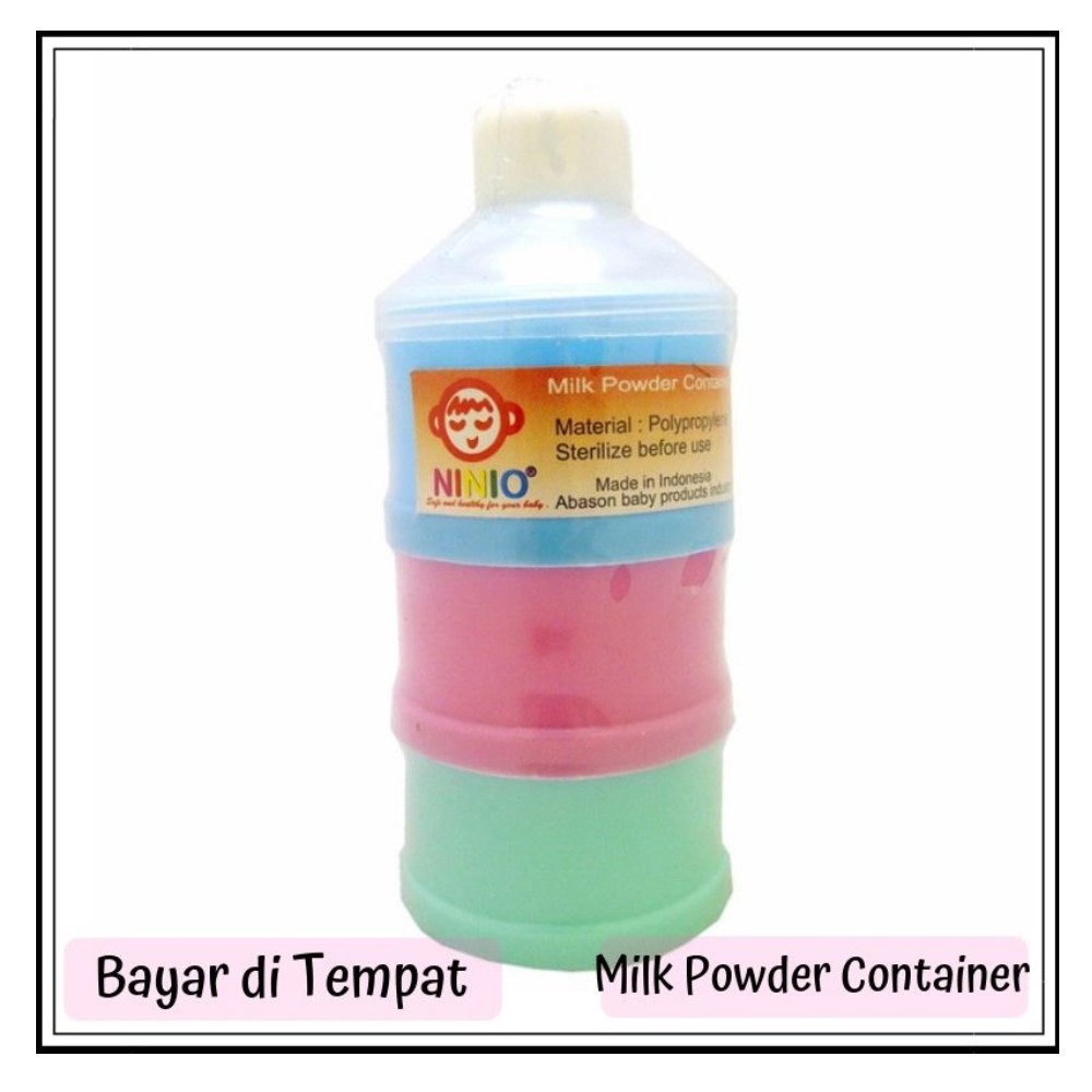 Tempat Susu NINIO bubuk travel / Milk powder Container / milk container / dispenser susu bayi