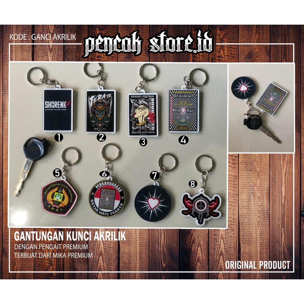 GANCI PSHT PREMIUM GANTUNGAN KUNCI PSHT