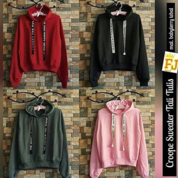 RX FASHION - HOODIE LETTER / SWEATER TALI TULIS | SWEATER SELLA - 1R