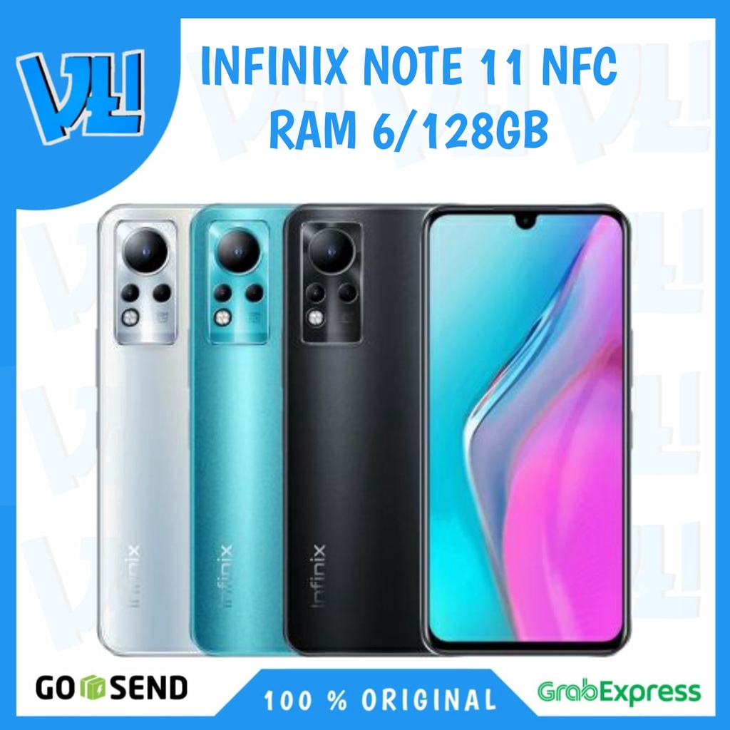 Infinix Note 11 NFC Ram 6/128GB [Ram 6GB Internal 128GB] - Garansi Resmi