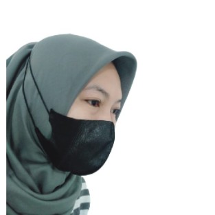 Masker DuckBill 3Ply 3D headloop orlee Hijab Kemenkes isi 10pcs