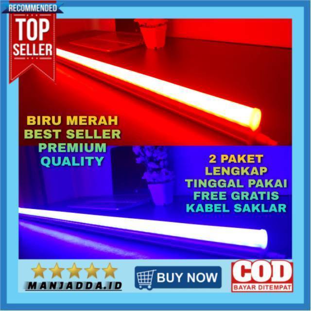 2 PCS LAMPU  TINGGAL PAKAI LAMPU  LED HIAS  NEON  HIAS  