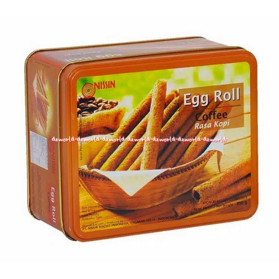 

Nissin Egg Roll Original Kaleng 300gr Biscuit Wafer Biskuit Nisin Rol Telur Gulung