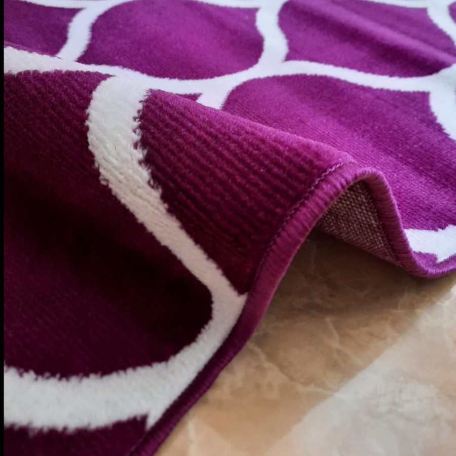 MAROC Karpet Lantai 160x210 P09 Purple LIMITED EDTION-3