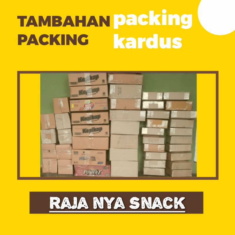 

PACKING TAMABAHAN PACKING KARDUS