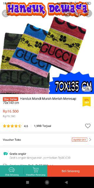 Handuk Mandi Murah Size 70x130cm