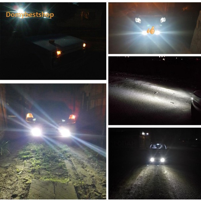 (D-B) Lampu Led Drl Anti Air Hemat Energi Untuk Mobil