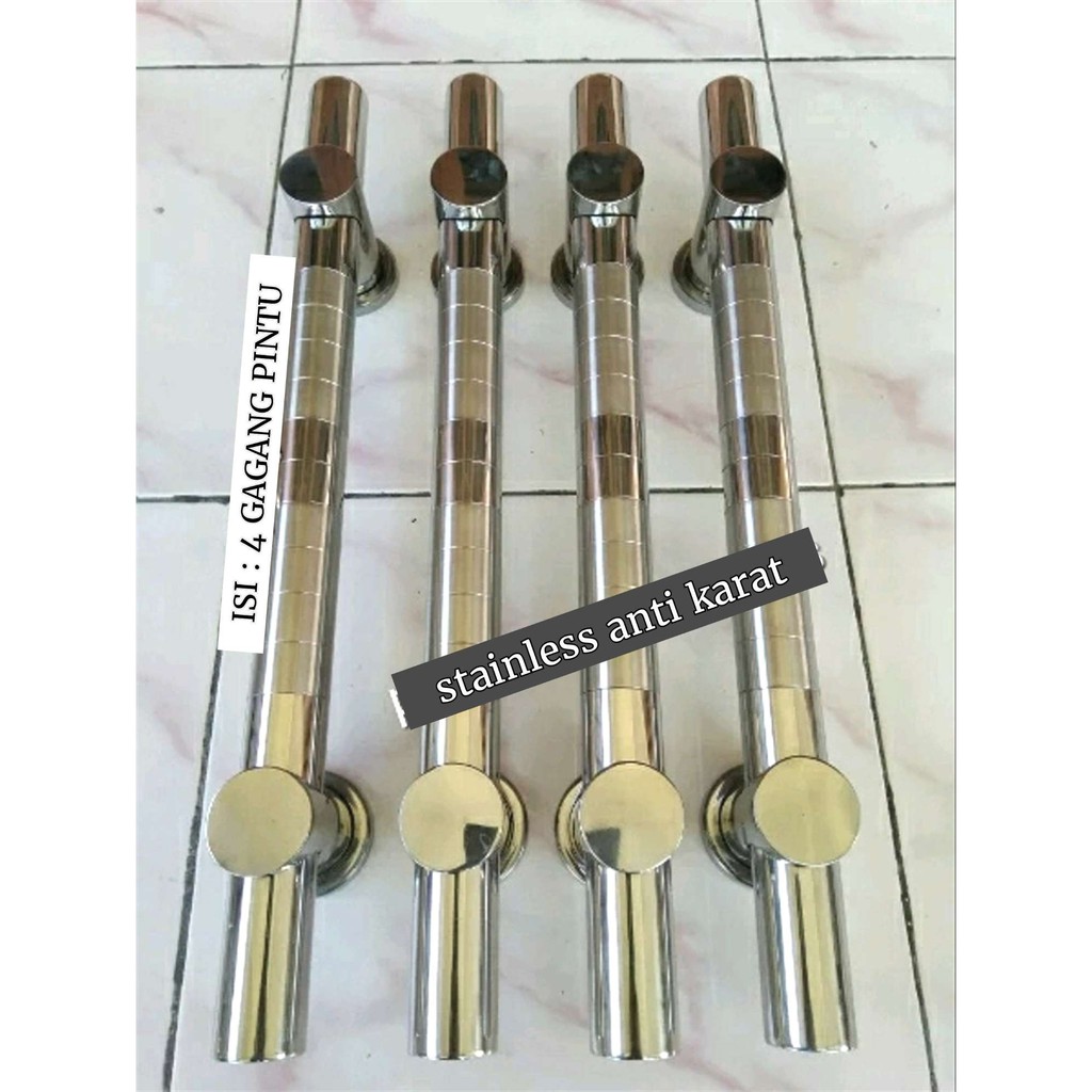 2 pasang //GAGANG PINTU HANDLE PINTU RUMAH STAINLESS 45CM