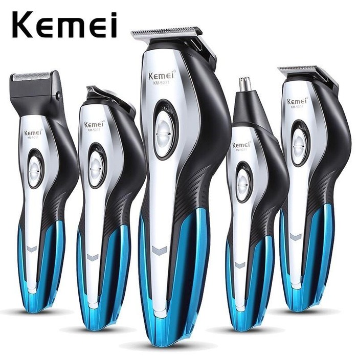 Kemei KM-5031 Professional Hair Clipper Alat Pemangkas Rambut 11 in 1 Alat Cukur Rambut Kemei