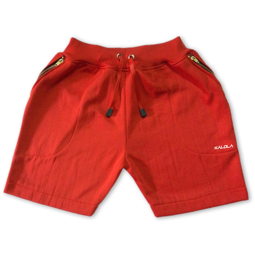 Celana Training Pendek Pria Kalola Merah - XL