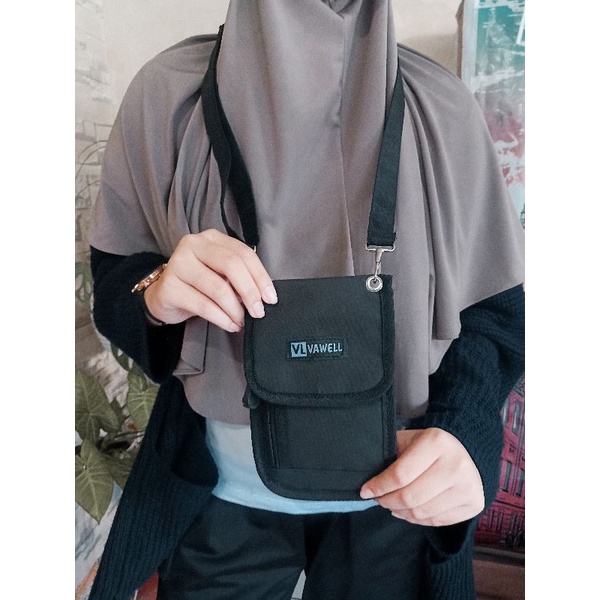 hanging wallet | Dompet HP kalung | Dompet Kartu STNK ATM | Tas Kalung Hp footage Murah