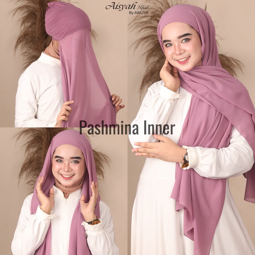 PASHMINA INNER ORIGINAL AISYAH BY AWLIYA COLLECTION CERUTY BABYDOLL