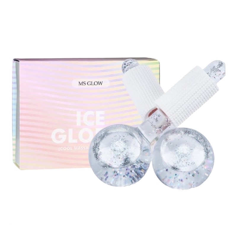 Ice Globes Facial Roller Msglow |Beauty Crystal Ball Glitter