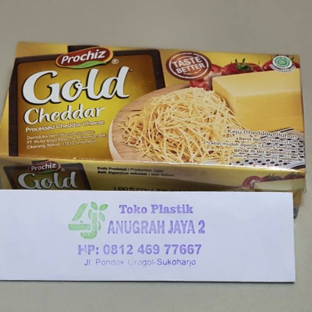

Keju Prochiz Gold Cheddar 170gr