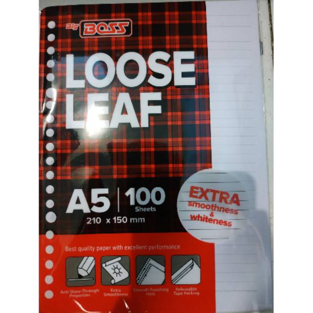 

isi binder loose leaf A5 1 pack