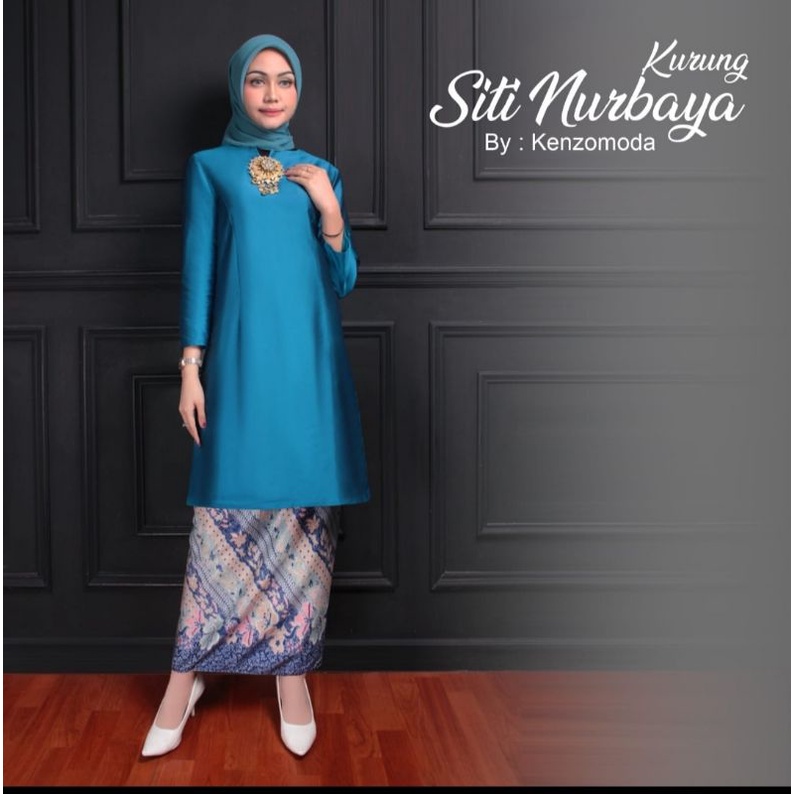 Setelan kebaya kurung//kurung sitinurbaya//kurung tafetta