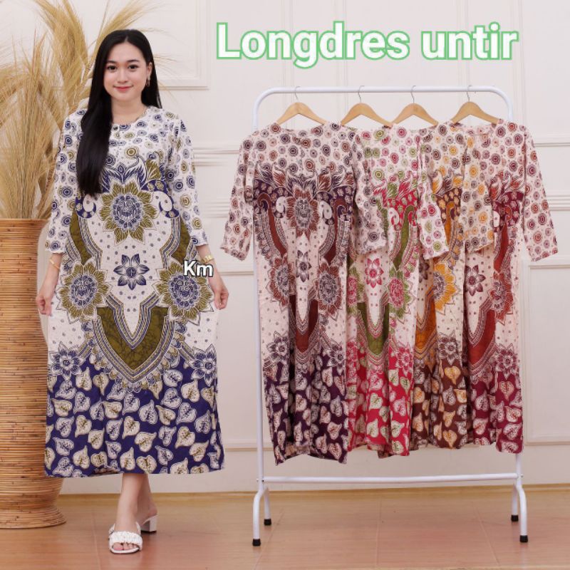 DASTER SARWENDAH PANJANG LONGDRESS BATIK DASTER RAYON BATIK MURAH