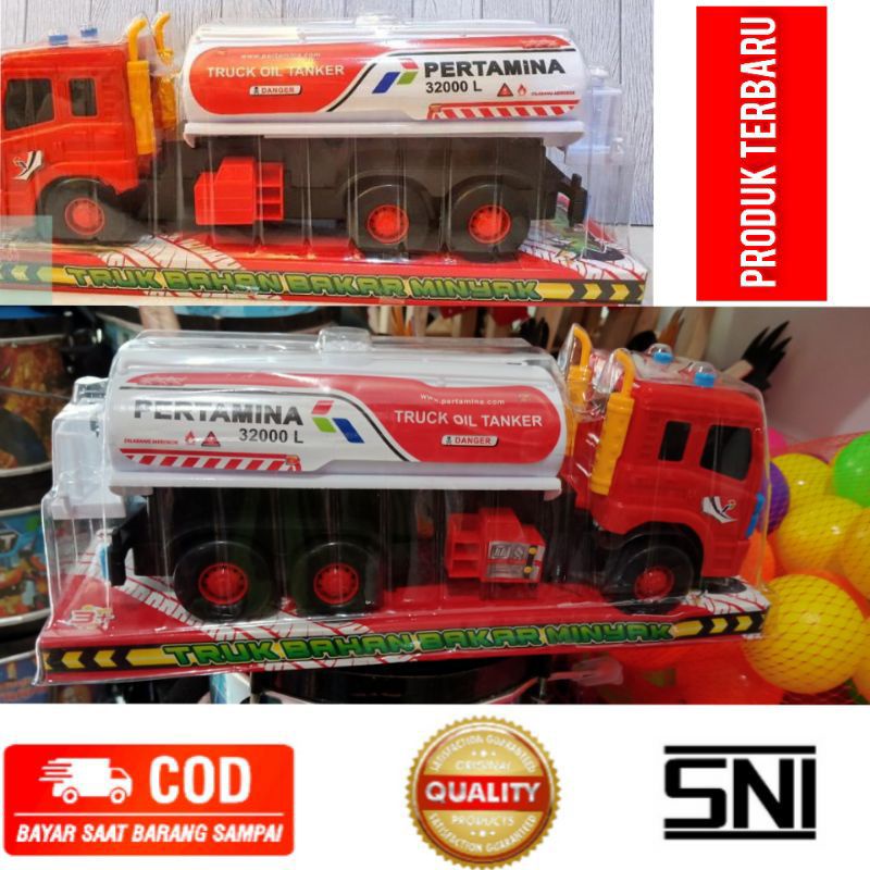 Mainan Mobil Truk Tanki Minyak Besar