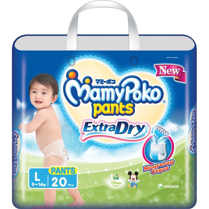 MamyPoko Pants Extra Dry Popok L 20 pcs