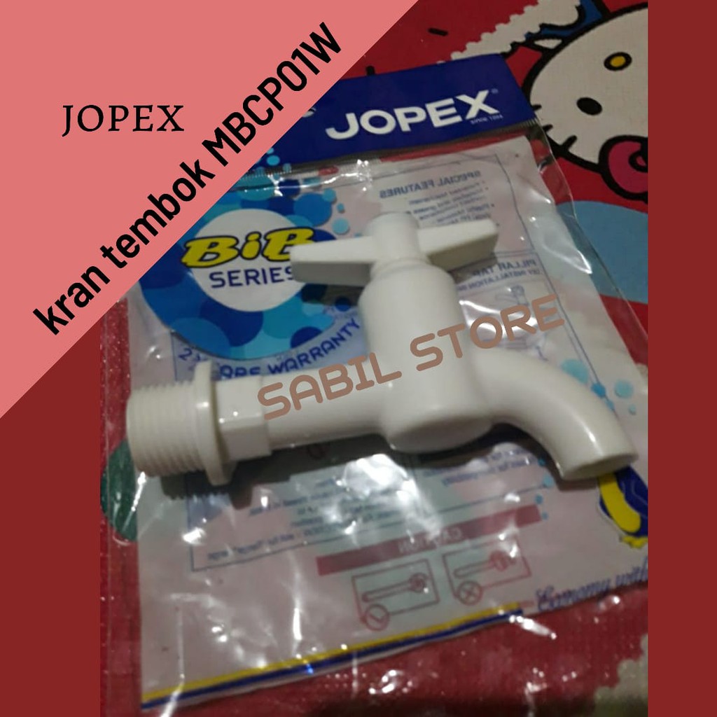Jopex Kran Air / Kran Tembok Plastik 1/2 inch  MBCP01W JOPEX