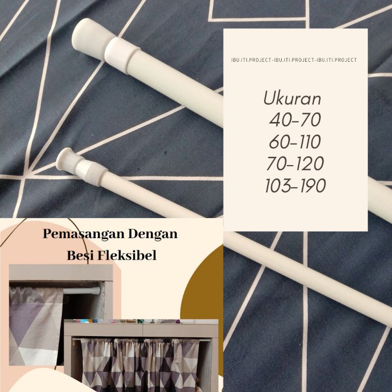 Tiang gorden fleksibel /tiang gorden/besi fleksibel/tiang gorden