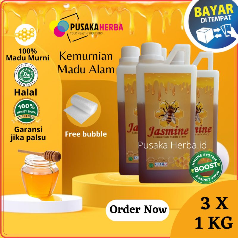 

Madu Asli Madu Murni Hutan 1kg Asli & Murni 100% Madu Jasmine Sumbawa Multiflora Multifora Nusantara