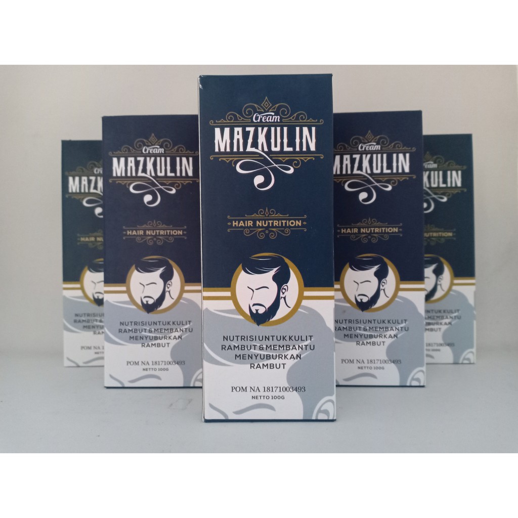 MAZKULIN Cream Nutrisi Penumbuh Penyubur RAMBUT Untuk Pria Wanita Balita Hair ORIGINAL BPOM
