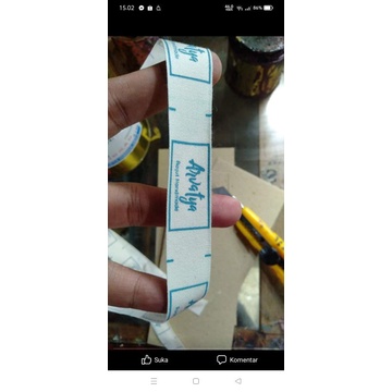 

Label katun krem 2 cm