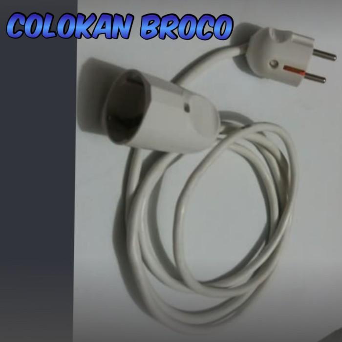 colokan sambungan Broco 3m / stopkontak sambung 3meter kabel tembaga