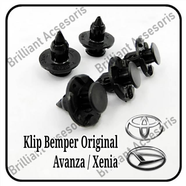 Klip Bemper Original - Harga pcs - Avanza / Innova / Honda Short Long