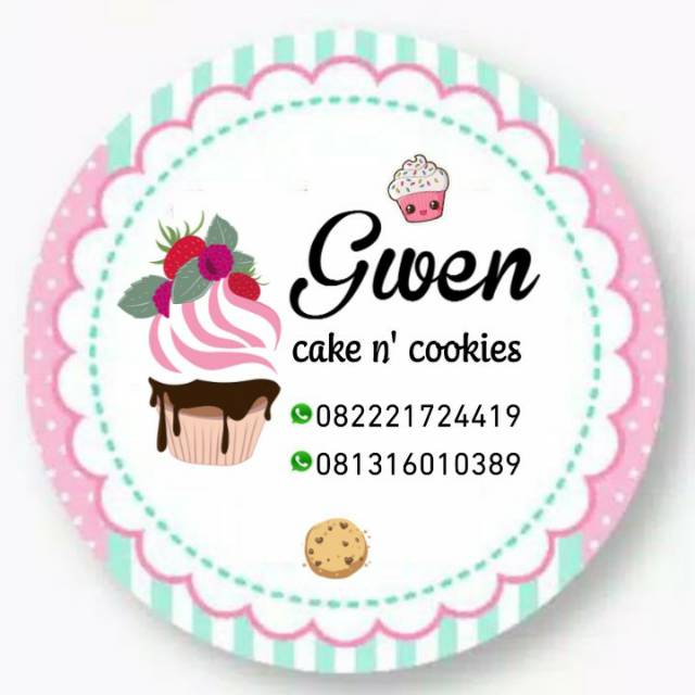 

(ISI 100 PCS) STICKER KUE LEBARAN