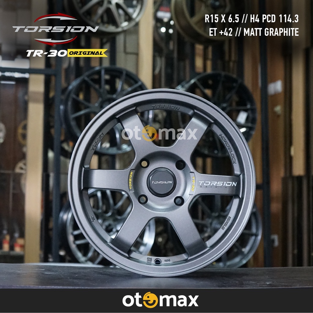 Velg Mobil Torsion TR30 Ring 15 Pcd114.3 Matt Graphite