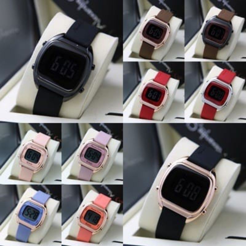 Jam Tangan Wanita Alexandre Christie AC 9335/AC9335 rubber  original