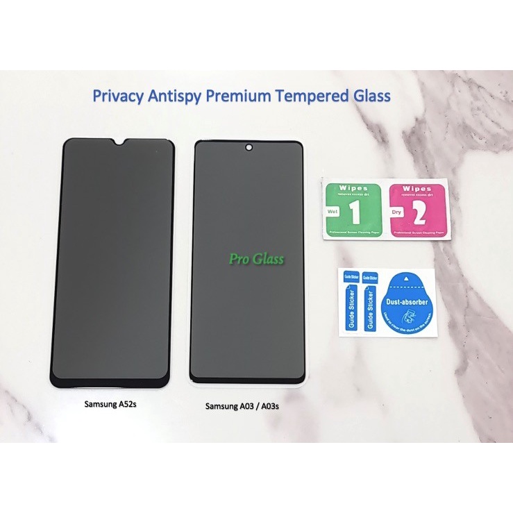 Samsung A52s / A03 A03s Privacy Anti Spy Antispy Tempered Glass