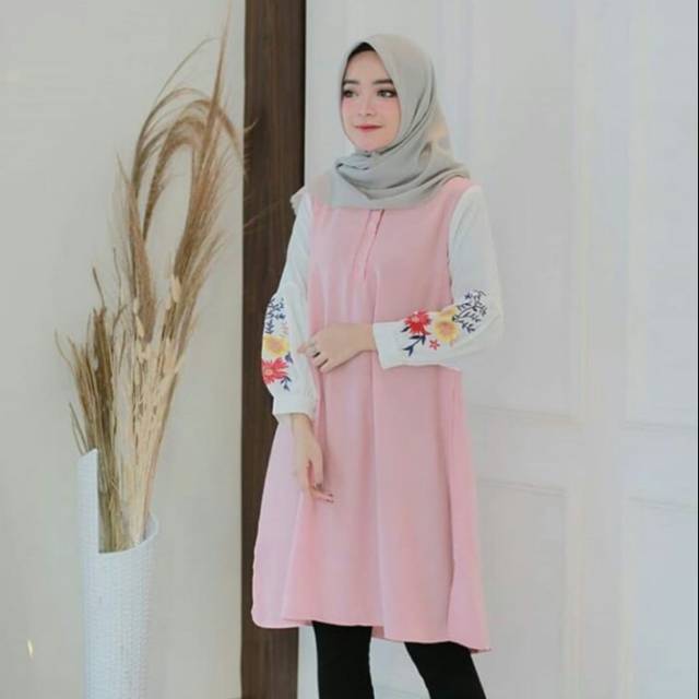 CENIS - DIANA TUNIK, TUNIK BORDIR, ATASAN WANITA