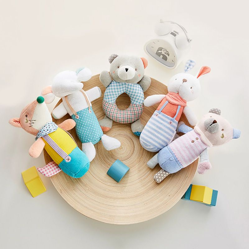 Mainan Bayi Rattle Stick Baby Toys Pegangan Boneka Bunyi Towet Toet